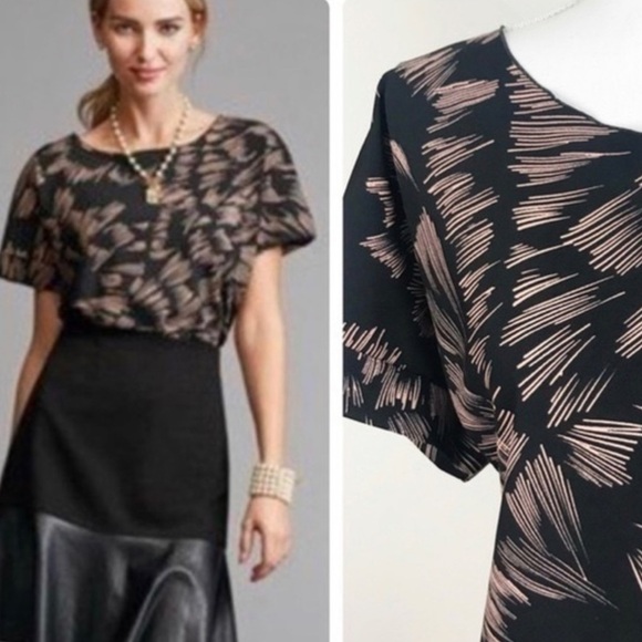 Cabi Tate blouse style 3433 Black Pink
burst - Picture 1 of 4